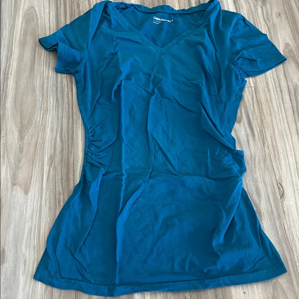 GAP Women's Blue Short Sleeve Top